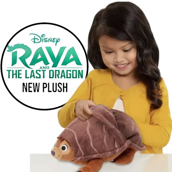 NEW Disney Raya & The Last Dragon Tuk Tuk Plush Stuffed Animal Rolls into a Ball